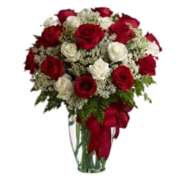 Love's Divine Bouquet - 24 Long Stemmed Roses