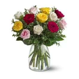 Classic Dozen Mixed Roses