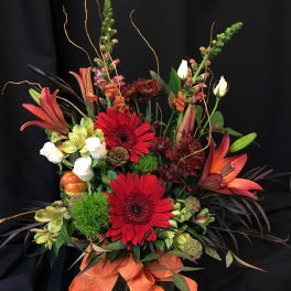Autumn Colorful mixed vase