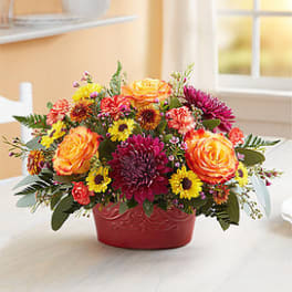 AUTUMN GATHERING CASSEROLE Dish Arrangement