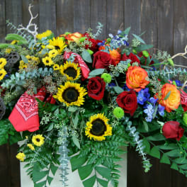 Texas Casket Cover