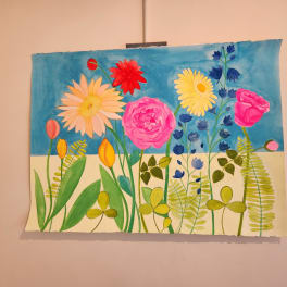 Florists Garden Art Print