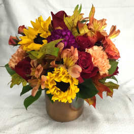 Copper Leaves Bouquet