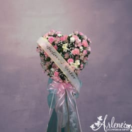 Extra Small Standing Heart Easel