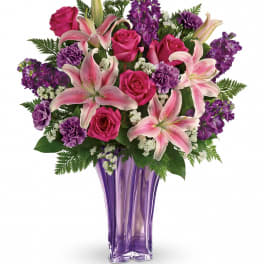 Luxurious Lavender Vase