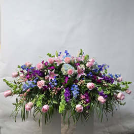 Loving Memories Casket Spray