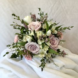 Pink & White Prom Posie