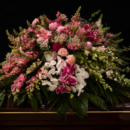 Garden Of Love Casket Spray