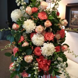 Timeless Blessings Easel Spray by Simply Flowers