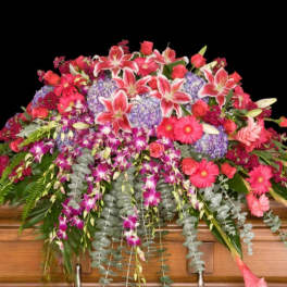 Tropical Explosion Casket Spray