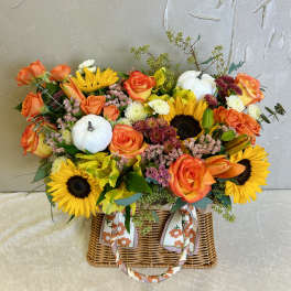 Sunset Radiance Basket