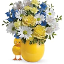 Sweet Peep Bouquet - Baby Blue