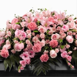 Sweetly Rest Casket Spray