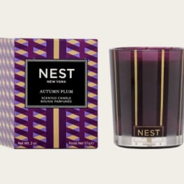 Purple Nest New York scented candle with matching box