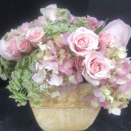Roses, Hydrangeas, Queen Anne’s Lace