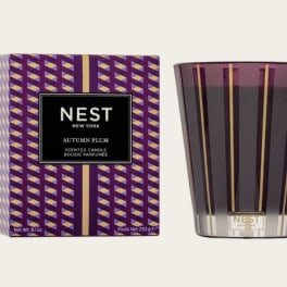 Purple Nest New York scented candle with matching box