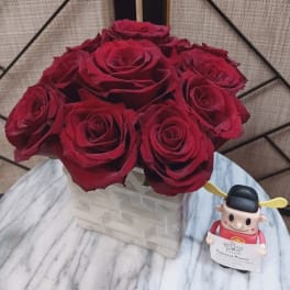 Radiant in Red Bouquet