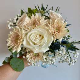 Mixed flower hand held bouquet