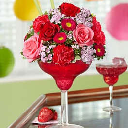 Strawberry Floral Margarita