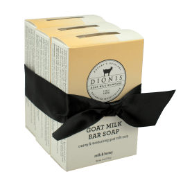 Dionis Milk & Honey Goat Milk Bar Soap Pack of 3