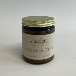 Natural Lights Aloe & Green Clover Candle