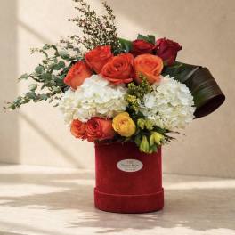 Sunset Elegance Floral Box