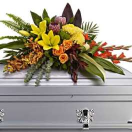 Island Memories Casket Spray