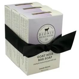 Dionis Lavender Blossom Goat Milk Bar Soap Pack of 3