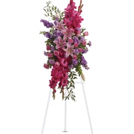 Touching Tribute Spray by Teleflora