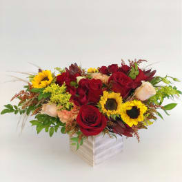 Fall Garden Style Wood Box