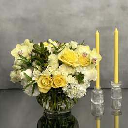 Serenade in Yellow and White - Pasadena Florist