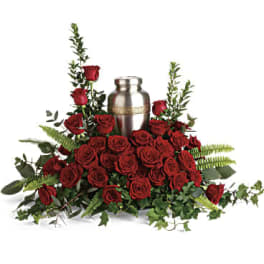 #143 Forever In Our Hearts Cremation Bouquet