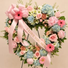 Blush Memory Wreath