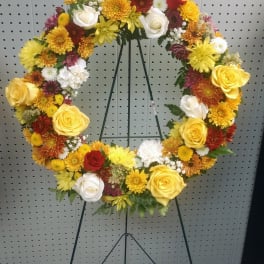 Fall Tribute Wreath