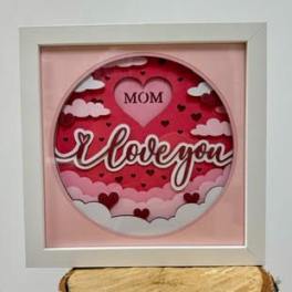 Lanies Corner Handmade Gift Mom, I love you.
