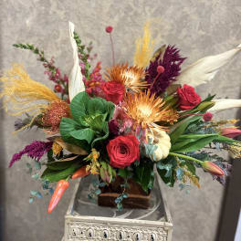 The Prolific Harvest Foilage Centerpiece