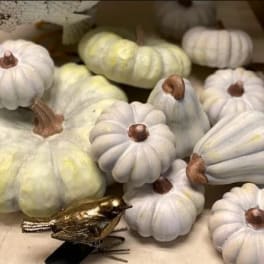 Decorative Resin Pumpkins