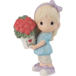 Precious Moments My Love For You Continues To Grow Girl Figurine