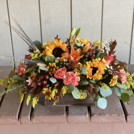 Rustic Wooden Fall Centerpiece