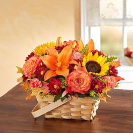 Fall Basket Arrangement