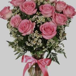 Mother's Day Pink Roses 1 Dz Pink Roses