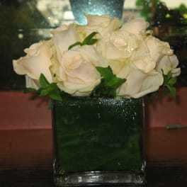 1 Dz.white roses #43