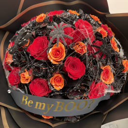 Be my BOO? Rose wrapped