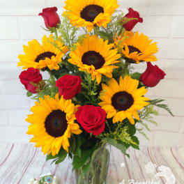 Yellow and Red