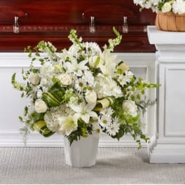 Thoughts of Tranquility Floor Basket