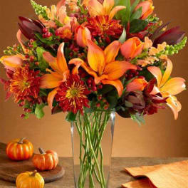 Fall into flowers