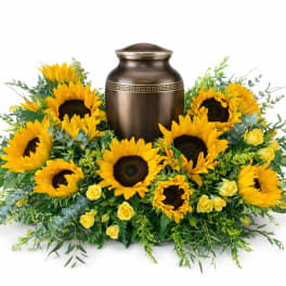 Golden Sunlight Urn