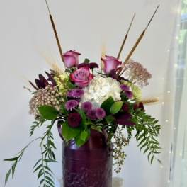 Whimsical Fall Garden by Westford Florist Art by Veny