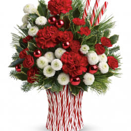 Teleflora's Peppermint Sticks Bouquet