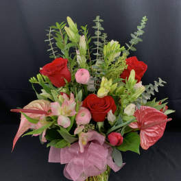 Exotics and Roses for Valentine's Day